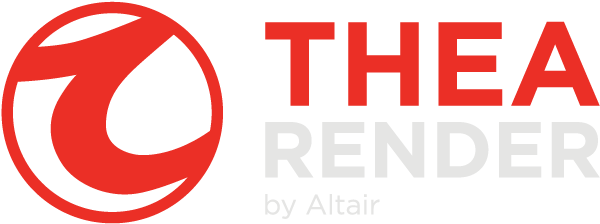 Thea Render v3 Logo DarkBG